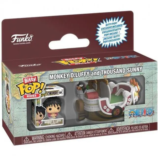 Main image of Funko Bitty POP!: Ride: One Piece - Monkey D. Luffy and Thousand Sunny - 92965