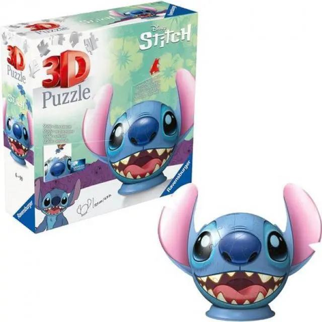 Main image of STITCH WITH EARS 72 PIECE 3D PUZZLE