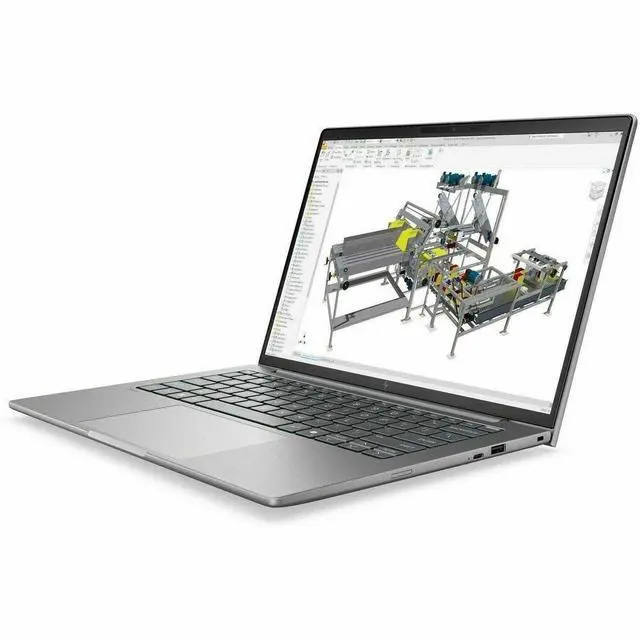 Alt view image 5 of 7 - HP ZBook 8 G2a 14" Touchscreen Copilot+ PC Mobile Workstation - WUXGA - 60 Hz - AMD Ryzen AI 9 HX PRO Ryzen AI PRO 400 Series 470 - 32 GB - 512 GB SSD - English Keyboard - Meteor Silver - AMD Chi