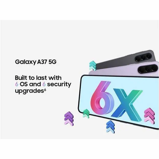 Alt view image 13 of 14 - Samsung Galaxy A37 5G SM-A376U 256GB Smartphone 6.7" AMOLED FHD+ Android 16 5G
