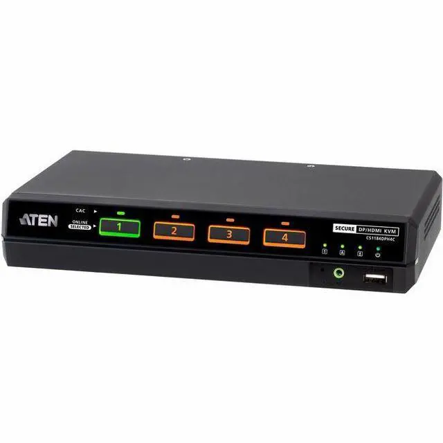 Alt view image 2 of 4 - ATEN CS1184DPH4C KVM Switchbox