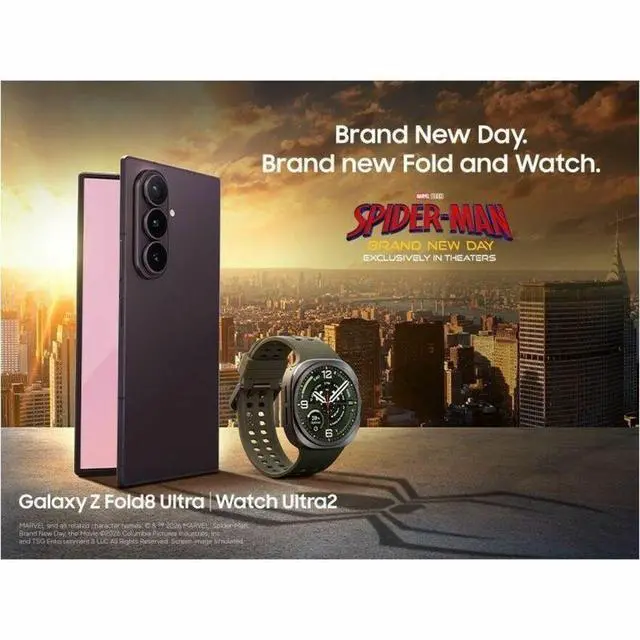 Alt view image 4 of 7 - Samsung Galaxy Z Fold8 Ultra SM-F976U 256 GB Smartphone - 8" Flexible Folding Screen Dynamic AMOLED 2X QXGA+ 2504 x 2256 - Octa-core (OryonDual-core (2 Core) 4.74 GHz + Oryon Hexa-core (6 Core) 3