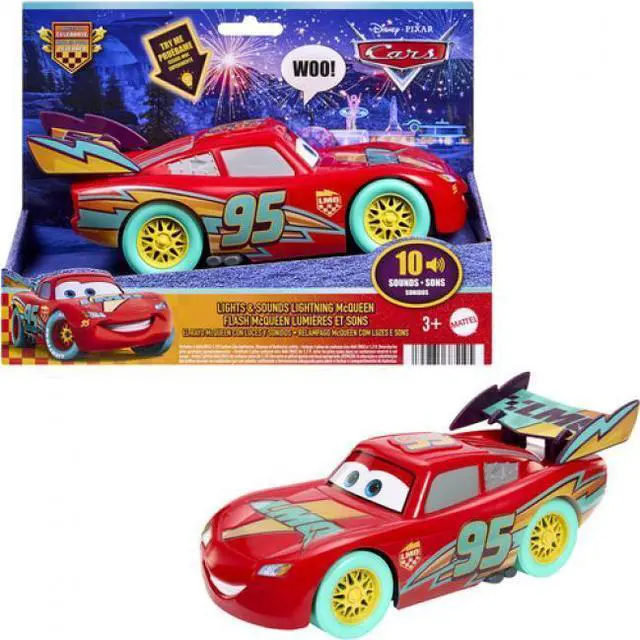 Main image of Disney / Pixar Cars Race to Celebrate Lights & Sounds Lightning McQueen Vehicle