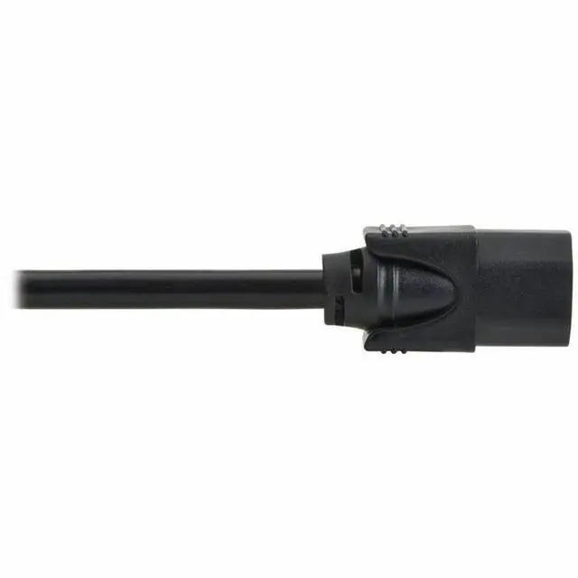Alt view image 2 of 7 - Tripp Lite series P006-010-15RR Standard Power Cord - For Surge Protector, Printer, Office Equipment, Desktop Computer, PC, Monitor, Scanner, UPS, PDU, Notebook - 18 Gauge - 125 V AC / 10 A - Black -