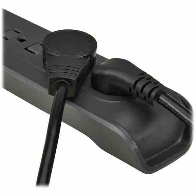 Alt view image 4 of 7 - Tripp Lite series P006-010-15RR Standard Power Cord - For Surge Protector, Printer, Office Equipment, Desktop Computer, PC, Monitor, Scanner, UPS, PDU, Notebook - 18 Gauge - 125 V AC / 10 A - Black -