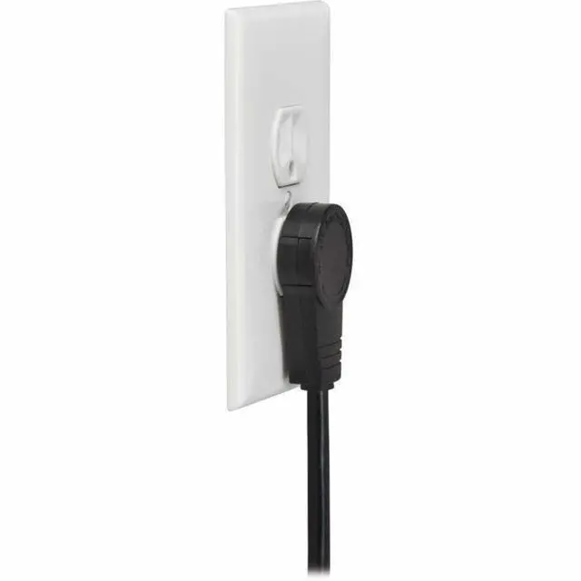 Alt view image 6 of 7 - Tripp Lite series P006-010-15RR Standard Power Cord - For Surge Protector, Printer, Office Equipment, Desktop Computer, PC, Monitor, Scanner, UPS, PDU, Notebook - 18 Gauge - 125 V AC / 10 A - Black -