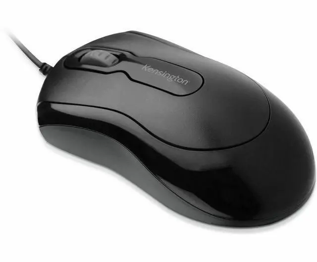 Alt view image 3 of 6 - Kensington ValuLine USB Mouse - Wired - PC, Mac - Optical - Cable - USB Type A - Scroll Wheel - 3 Button(s) - Medium/Large Hand/Palm Size - Symmetrical