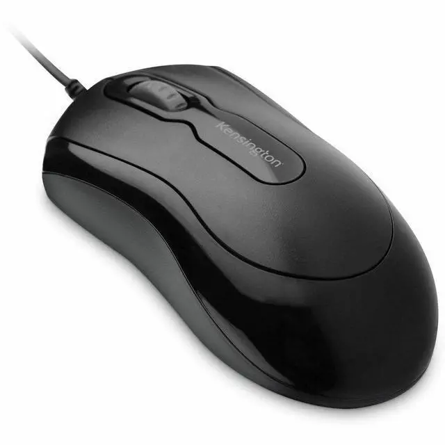 Alt view image 4 of 6 - Kensington ValuLine USB Mouse - Wired - PC, Mac - Optical - Cable - USB Type A - Scroll Wheel - 3 Button(s) - Medium/Large Hand/Palm Size - Symmetrical