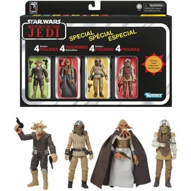 Main image of Hasbro Collectibles - Star Wars: Return of the Jedi - Vintage Collection - Jabba?s Court Denizens Action Figure 4-Pack