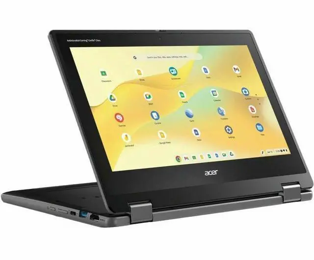 Alt view image 2 of 3 - Acer Chromebook Spin 512 R857TN R857TN-P65H 12.2" Touchscreen Convertible 2 in 1 Chromebook - Intel N-Series N250 - 8 GB - 64 GB Flash Memory - Black - NX.JHWAA.004