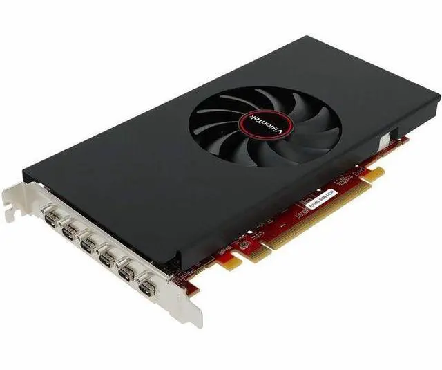 Main image of VisionTek AMD Radeon RX 580 Graphic Card - 8 GB GDDR5 - 3840 x 2160 - 1.24 GHz Core - 256 bit Bus Width - PCI Express 3.0 x16 - DisplayPort - 6 x Mini DisplayPort - Mini DisplayPort - Fan Cooler - 3 Y