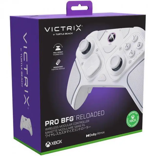 Alt view image 3 of 7 - Xbox Accessory: Victrix by Turtle Beach Pro BFG Reloaded Wireless Modular Controller - White - for Xbox Series X