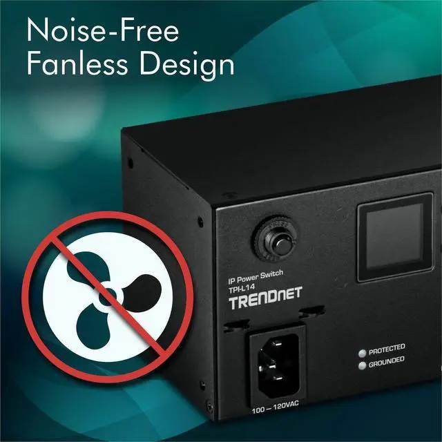 Alt view image 12 of 14 - TRENDnet TPI-L14,14-Outlet Managed 2U Rackmount Switched Power Distribution Unit