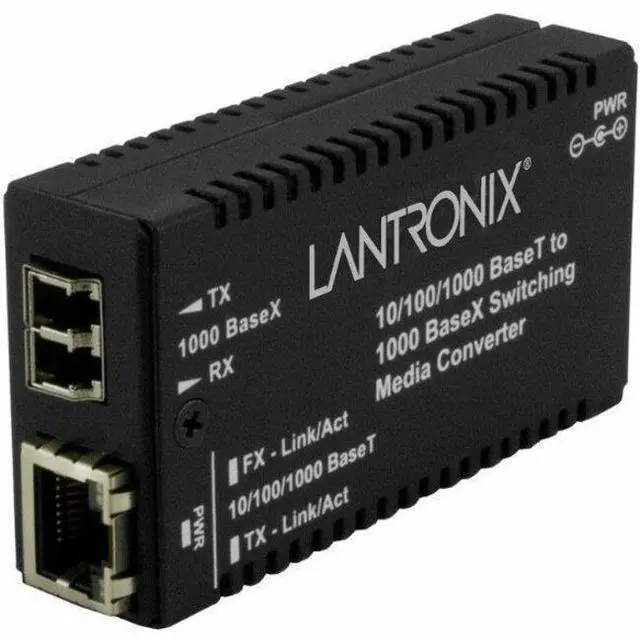Main image of Transition Networks M/GE-PSW-SFP-01 Transceiver/Media Converter - 1 x Network (RJ-45) - Single-mode, Multi-mode - Gigabit Ethernet - 10/100/1000Base-T, 100/1000Base-X - 1 x Expansion Slots - SFP - 1 x
