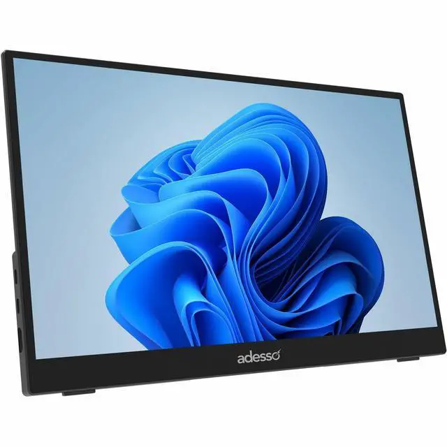 Alt view image 4 of 7 - Adesso CyberView P1 16" Class Full HD LCD Monitor - 16:9 - TAA Compliant - 15.6" Viewable - In-plane Switching (IPS) Technology - 1920 x 1080 - 25 ms - 60 Hz Refresh Rate - Speakers - Tilt -