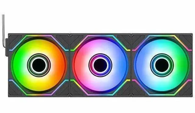 Alt view image 15 of 20 - Thermaltake SWAFAN 140 EX Infinity ARGB Sync; Infinity Mirror Hub; Infinity Mirror Frame; PWM 500~1800 RPM; MagForce 2.0; Swappable Blades; 5V 3-Pin Motherboard Sync; 3-Pack; Black; CL-F246-PL14SW-A