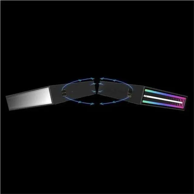 Alt view image 19 of 20 - Thermaltake SWAFAN 140 EX Infinity ARGB Sync; Infinity Mirror Hub; Infinity Mirror Frame; PWM 500~1800 RPM; MagForce 2.0; Swappable Blades; 5V 3-Pin Motherboard Sync; 3-Pack; Black; CL-F246-PL14SW-A