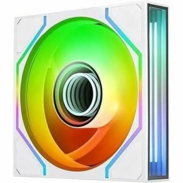 Alt view image 13 of 19 - Thermaltake SWAFAN 120 EX Infinity ARGB White Infinity Mirror Hub and Frame PC Cooling Fan CL-F265-PL12SW-A