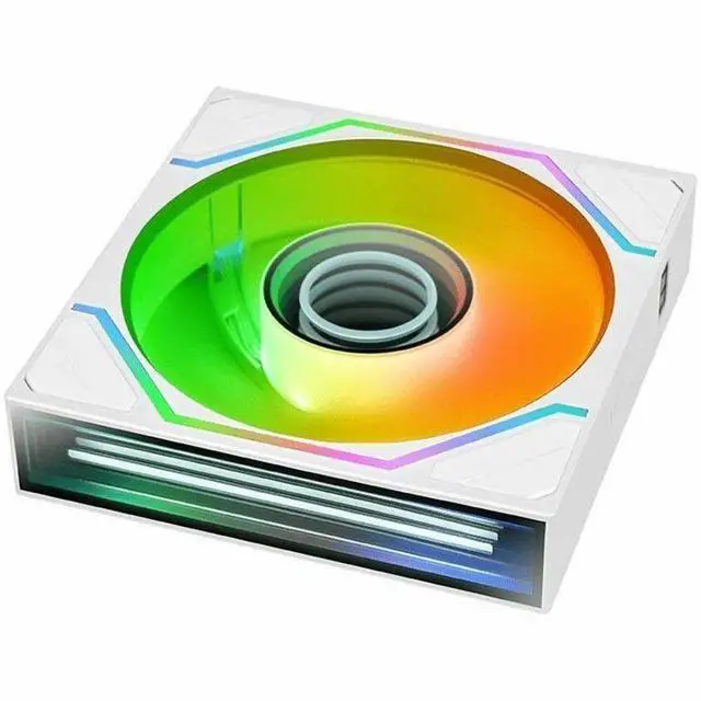 Alt view image 18 of 19 - Thermaltake SWAFAN 120 EX Infinity ARGB White Infinity Mirror Hub and Frame PC Cooling Fan CL-F265-PL12SW-A