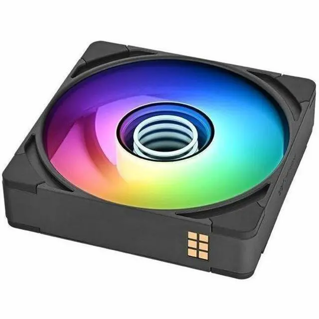 Alt view image 14 of 18 - Thermaltake CT140 EX Infinity ARGB Sync 3 Pack; Infinity Mirror Hub; 140mm x 28mm; PWM 500~1800 RPM; MagForce 2.0; 5V 3-Pin Motherboard Sync; 3-Pack; Black; CL-F242-PL14SW-A