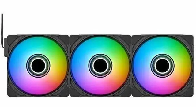 Alt view image 16 of 18 - Thermaltake CT140 EX Infinity ARGB Sync 3 Pack; Infinity Mirror Hub; 140mm x 28mm; PWM 500~1800 RPM; MagForce 2.0; 5V 3-Pin Motherboard Sync; 3-Pack; Black; CL-F242-PL14SW-A