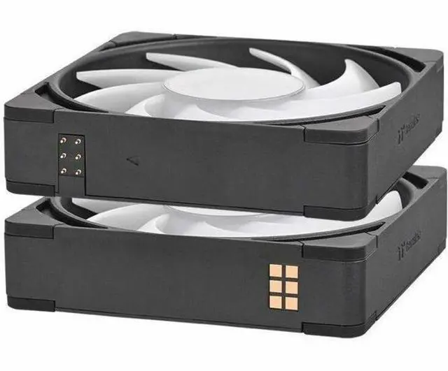 Alt view image 17 of 18 - Thermaltake CT140 EX Infinity ARGB Sync 3 Pack; Infinity Mirror Hub; 140mm x 28mm; PWM 500~1800 RPM; MagForce 2.0; 5V 3-Pin Motherboard Sync; 3-Pack; Black; CL-F242-PL14SW-A