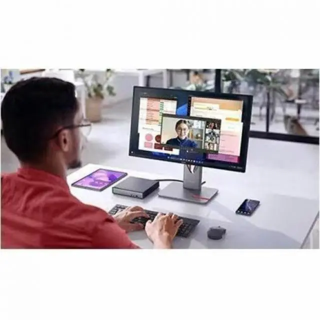 Alt view image 2 of 7 - Lenovo ThinkCentre neo 50q Gen 5 13B9005UUS Desktop Computer - Intel Core i5 13th Gen i5-13420H - 16 GB - 256 GB PCI Express NVMe 4.0 x4 SSD - Tiny - Black - Intel Chip - Windows 11 Pro - Intel UHD Gr
