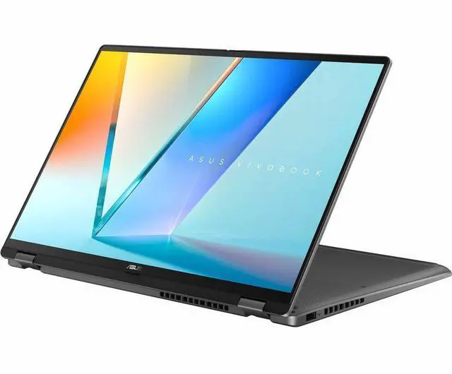 Alt view image 2 of 11 - Asus Vivobook 16 Flip TP3607 TP3607AA-DS79T 16" Touchscreen Convertible Copilot+ PC 2 in 1 Notebook - WUXGA - 60 Hz - Intel Core Ultra 7 Series 3 355 - 32 GB - 1 TB SSD - Matte Gray - Intel Chip