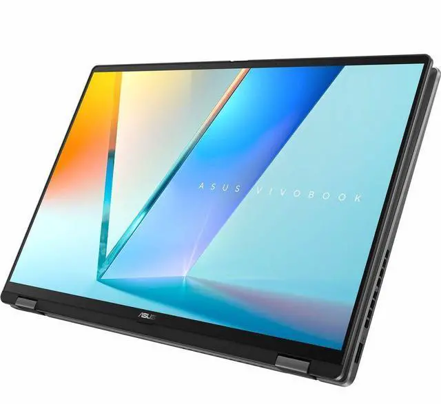 Alt view image 3 of 11 - Asus Vivobook 16 Flip TP3607 TP3607AA-DS79T 16" Touchscreen Convertible Copilot+ PC 2 in 1 Notebook - WUXGA - 60 Hz - Intel Core Ultra 7 Series 3 355 - 32 GB - 1 TB SSD - Matte Gray - Intel Chip
