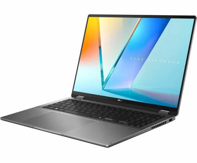 Alt view image 6 of 11 - Asus Vivobook 16 Flip TP3607 TP3607AA-DS79T 16" Touchscreen Convertible Copilot+ PC 2 in 1 Notebook - WUXGA - 60 Hz - Intel Core Ultra 7 Series 3 355 - 32 GB - 1 TB SSD - Matte Gray - Intel Chip