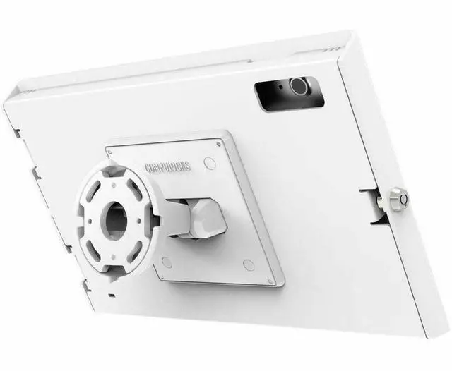 Alt view image 6 of 8 - iPad 10th-11th A16 Gen Apex Enclosure Bow Tilting Wall Mount White