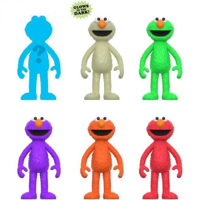 Alt view image 3 of 7 - Super7 - Sesame Street - Reaction Blind Box Wv4 - Elmo 12pc Flat