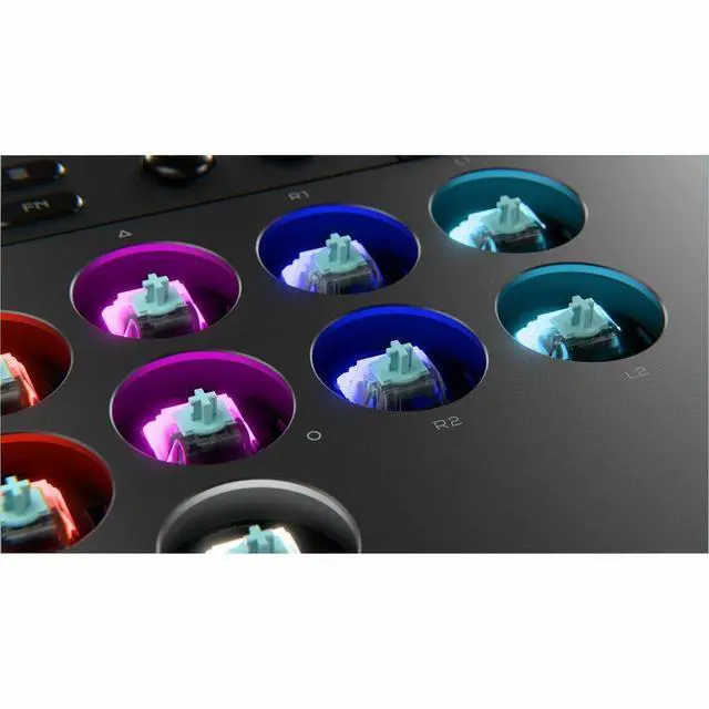 Alt view image 10 of 14 - CORSAIR NOVABLADE PRO WIRELESS HALL EFFECT LEVERLESS CONTROLLER, BACKLIT RGB LED