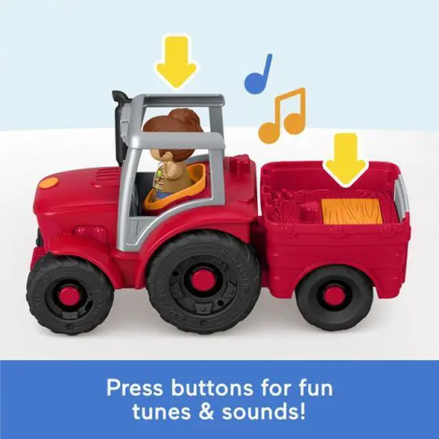 Alt view image 3 of 7 - Fisher Price - Little People Caring For Animals Tractor Giftset