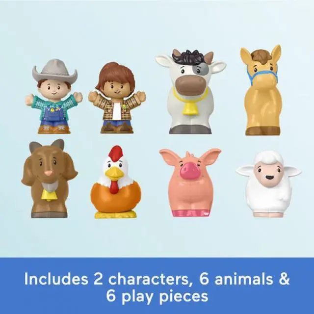 Alt view image 5 of 7 - Fisher Price - Little People Caring For Animals Tractor Giftset