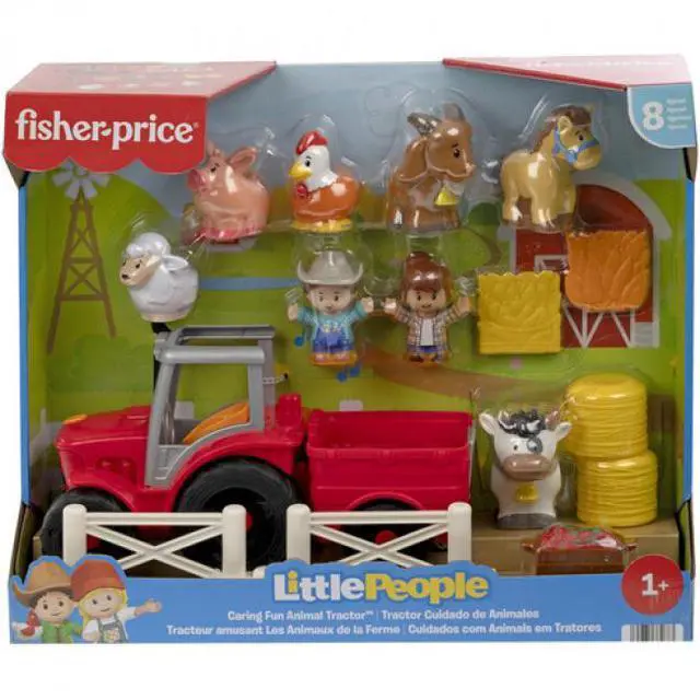 Alt view image 7 of 7 - Fisher Price - Little People Caring For Animals Tractor Giftset