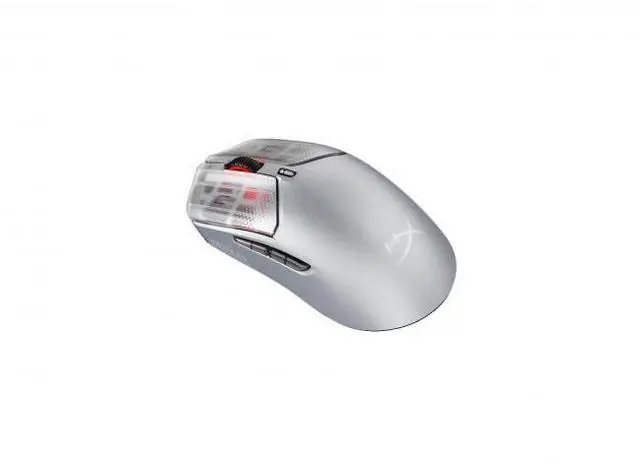 Alt view image 11 of 14 - HyperX Pulsefire Haste 2 S Silver Wireless Gaming Mouse