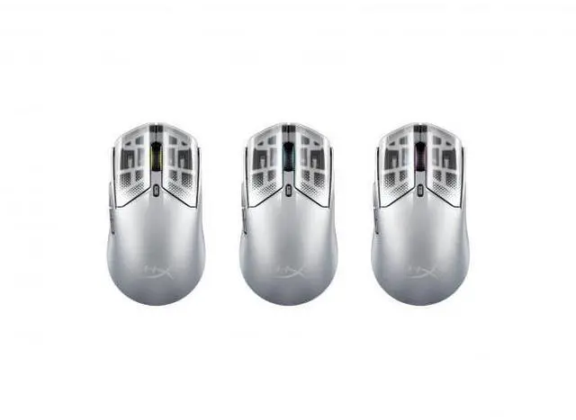 Alt view image 14 of 14 - HyperX Pulsefire Haste 2 S Silver Wireless Gaming Mouse