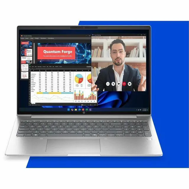 Alt view image 6 of 7 - HP ProBook 4 G2i 16" Copilot+ PC Notebook - WUXGA - 60 Hz - Intel Core 5 Series 3 320 - 16 GB - 512 GB SSD - English Keyboard - Pike Silver - Intel Chip - 1920 x 1200 - Windows 11 Pro - Intel - I