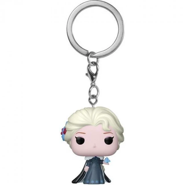 Main image of Funko POP! Keychain: Disney Princess Holiday - Elsa - 86078