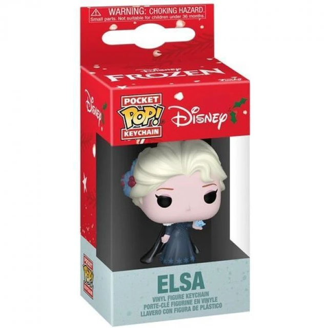 Alt view image 2 of 2 - Funko POP! Keychain: Disney Princess Holiday - Elsa - 86078