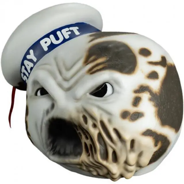 Alt view image 2 of 5 - Trick or Treat Studios - Ghostbusters - Toasted Stay Puft Marshmallow Man Vinyl Mask