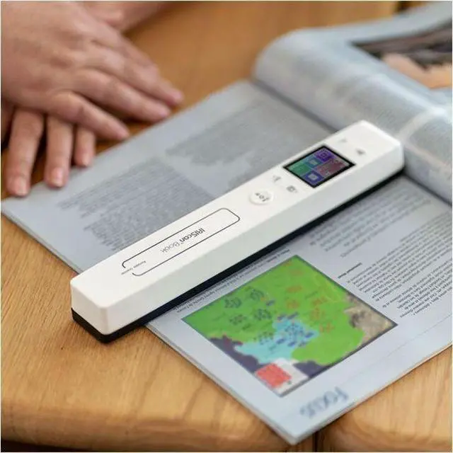 Alt view image 3 of 7 - I.R.I.S. IRIScan Cordless Handheld Scanner - 1050 dpi Optical - Book, Photo, Receipt - Portable - USB
