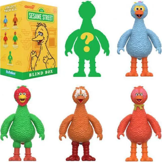 Main image of Super7 - Sesame Street - Reaction Blind Box Wv5 - Big Birds from Around the World - 12pc Flat