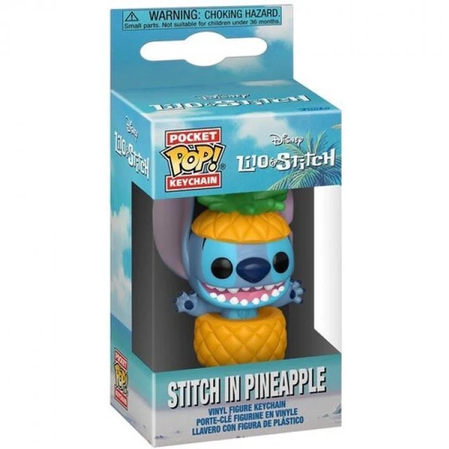 Alt view image 2 of 2 - Funko Pocket POP! Keychain: Lilo & Stitch - Stitch in Pineapple (Disney) - 90673