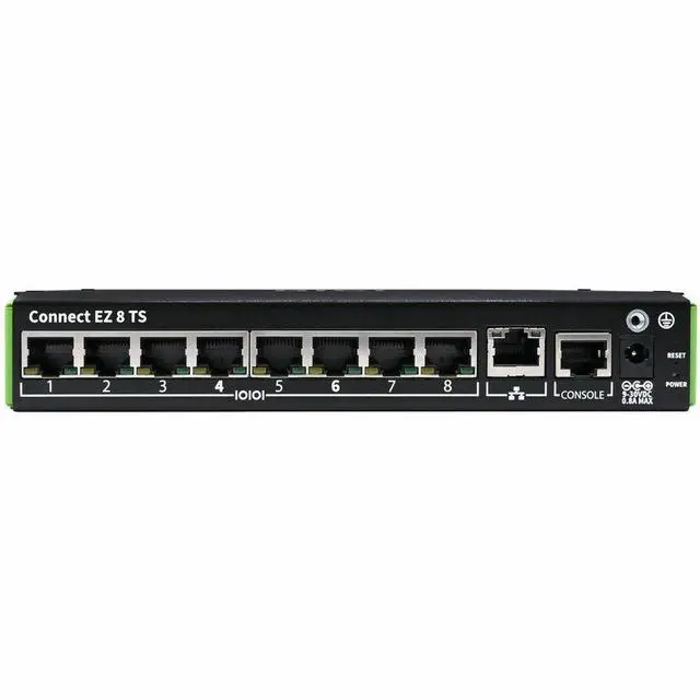 Alt view image 3 of 6 - CONNECT EZ 8 TS SERIAL SERVER 8-PORT RS-232/422/485