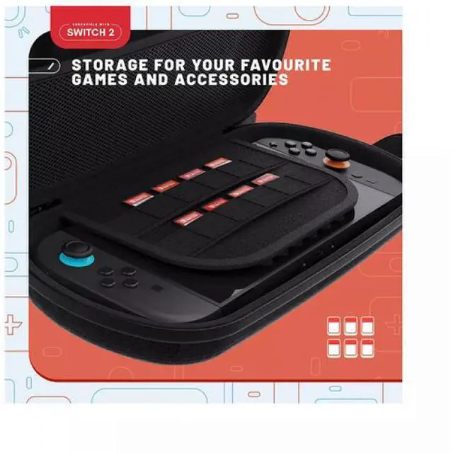 Alt view image 3 of 7 - Switch 2 Accessory: Case - 4Gamers Premium Travel Case