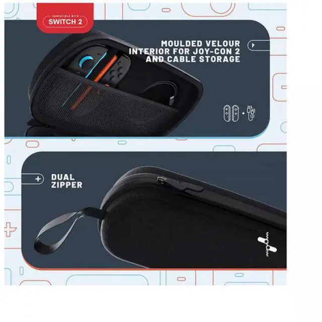 Alt view image 5 of 7 - Switch 2 Accessory: Case - 4Gamers Premium Travel Case