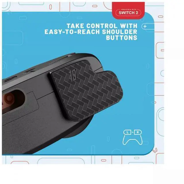 Alt view image 3 of 7 - Switch 2 Accessory: 4Gamers Twin Controller Grip