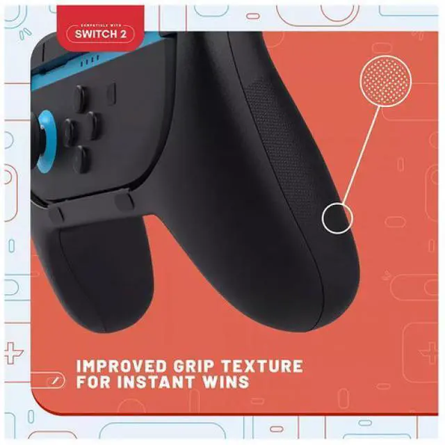 Alt view image 4 of 7 - Switch 2 Accessory: 4Gamers Twin Controller Grip